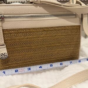 Brighton Elegant Cream and Tan organizing  Bag